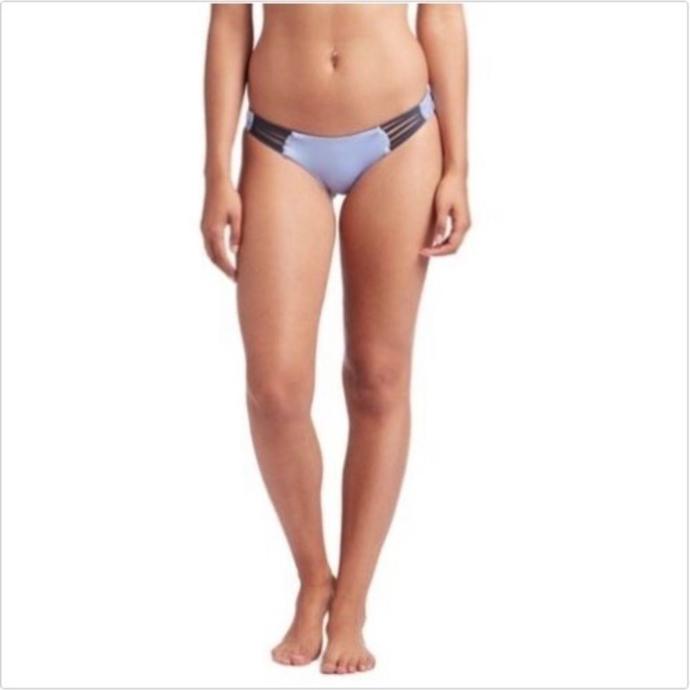 Patagonia Women's Reversible Seaglass Bay Bikini Bottom Purple MSRP $59.00
